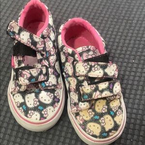 Vans Hello kitty velcro Girls 6.5